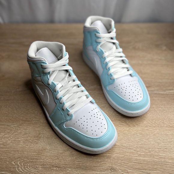 Nike Air Jordan 1 Mid Custom Hand Painted Sneakers - Picture 3 of 8